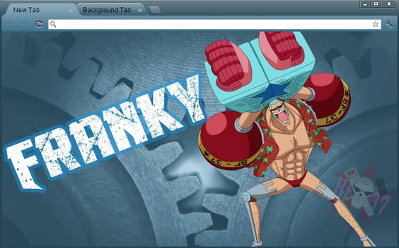 One Piece Google Chrome Theme: Franky