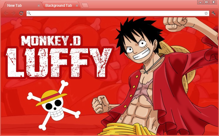 One Piece Chrome Theme: Monkey D Luffy (Revised)