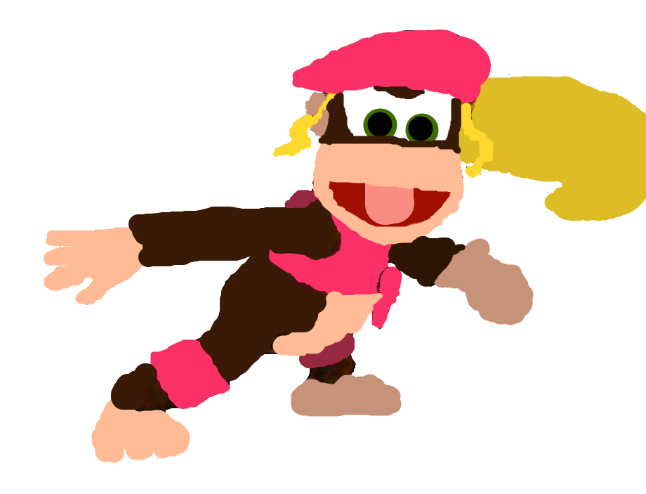 Dixie Kong by ItsECM on DeviantArt