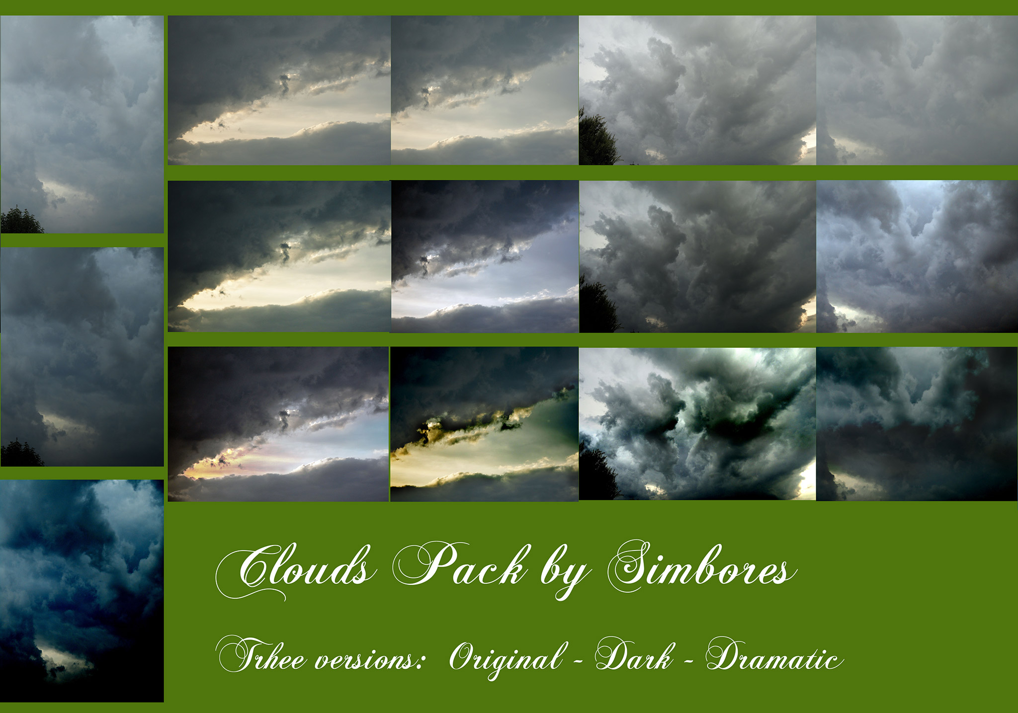 Clouds stock pack