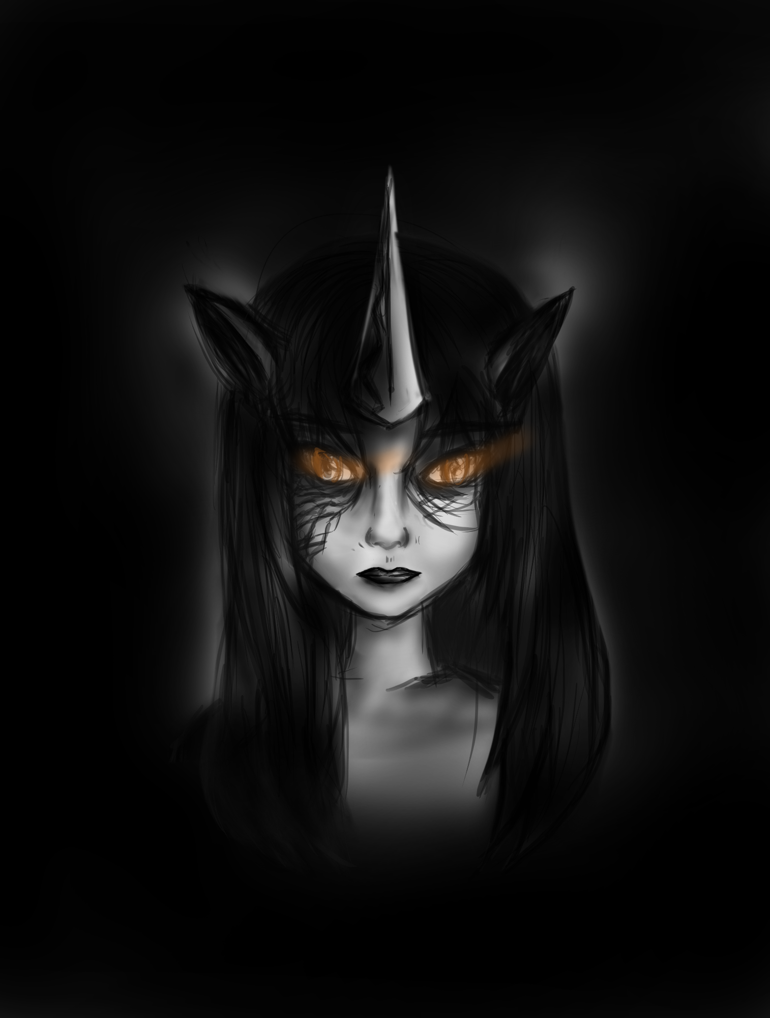 soraka but dark instead