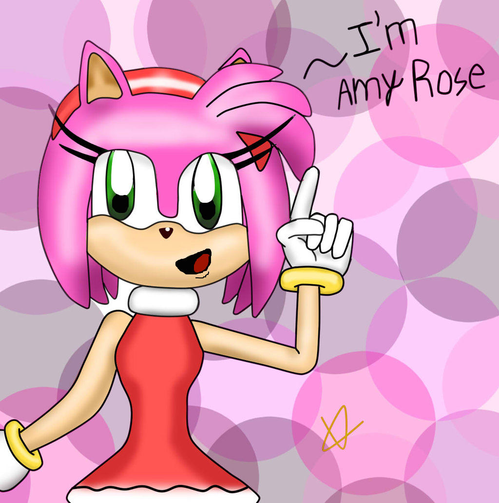 Amy say 'Hi!' by rainbowfree on DeviantArt