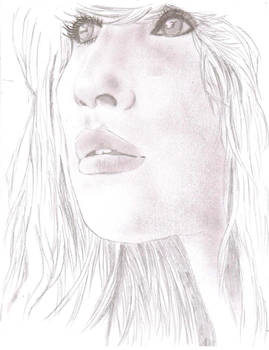 Scan Jennifer Lawrence drawing