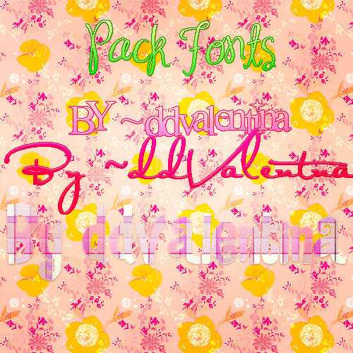 Fonts By Ddvalentina By Ddvalentina On Deviantart