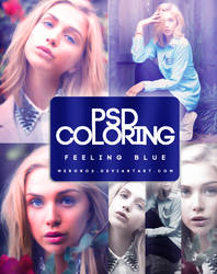 Psd Coloring -  Feeling Blue #3