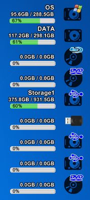 Drive Space Widget