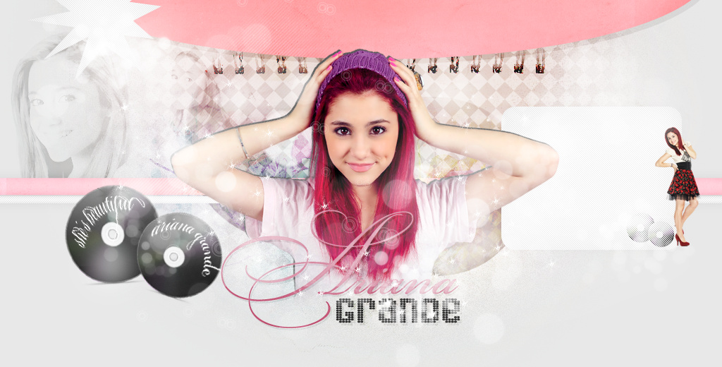 Ariana Grande psd header