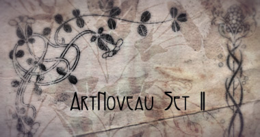 Art Noveau Brush Set II