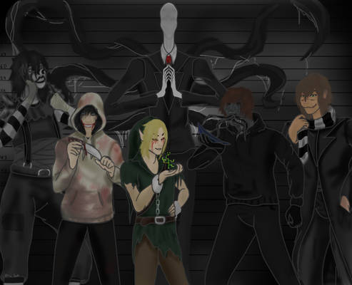 Creepypasta Generation 1 Guys Lineup