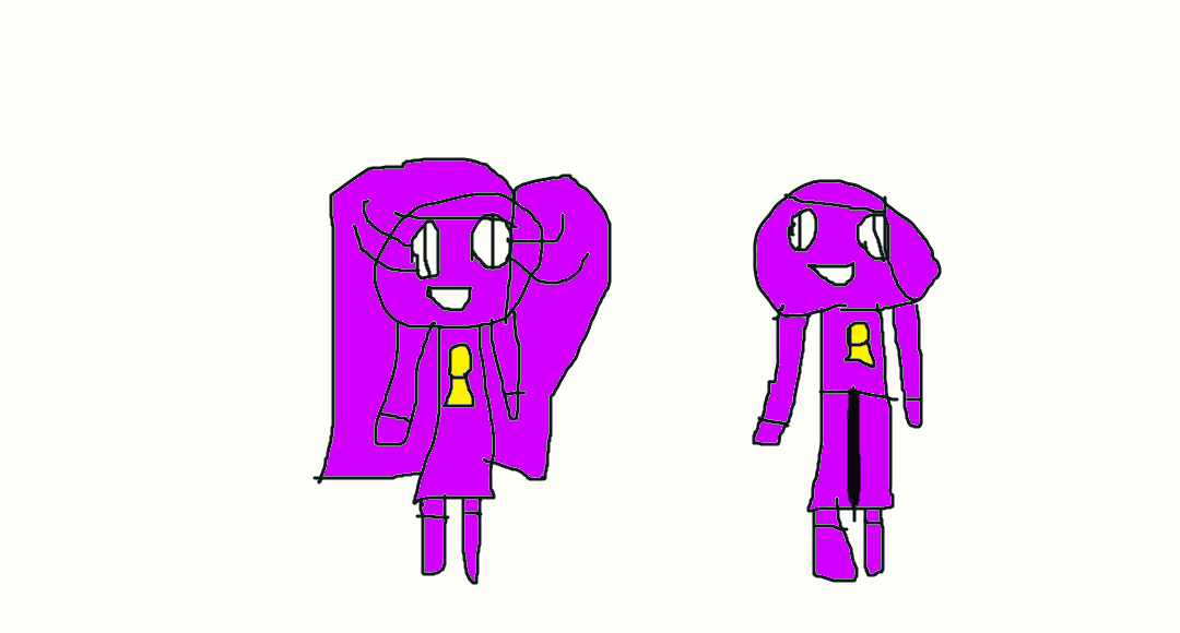 purple girl and purple boy by stupidcake1987 on DeviantArt