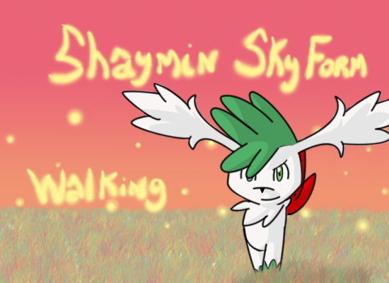 Shaymin Sky Form Walking