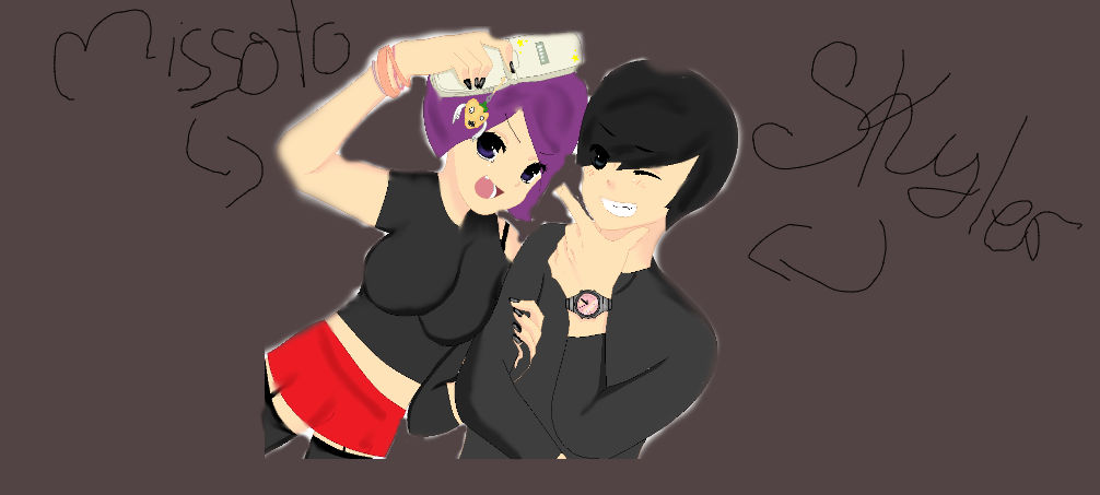 Emo Couple by Mincraftlover2000 on DeviantArt