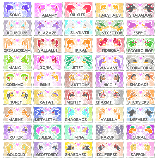 Sonic BuildYourOwn Shipping Stamps by SugarySweetSprites on DeviantArt