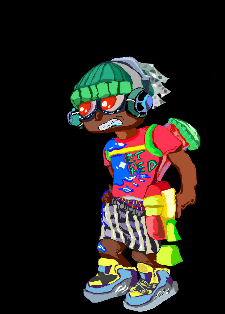 Slick Back Splatoon Sneakling-Finally Got Splatoon!! by 357Sneak on DeviantArt