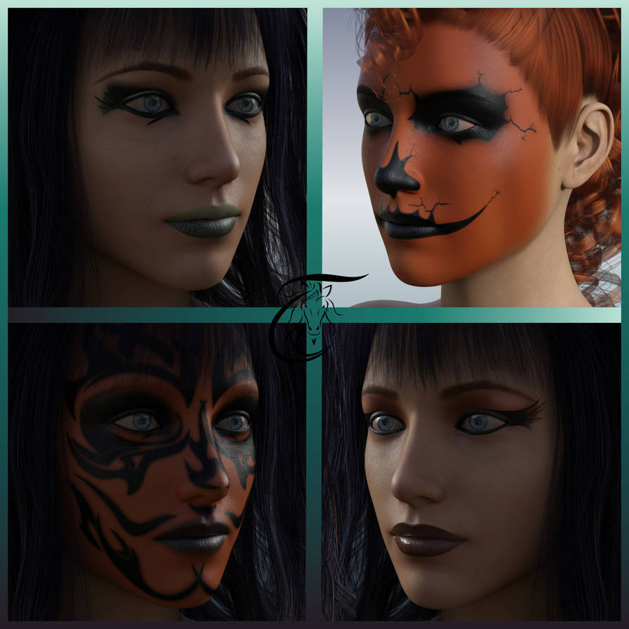 Make Up Halloween2020 Freebie G8F by Tinasbastelstube on DeviantArt