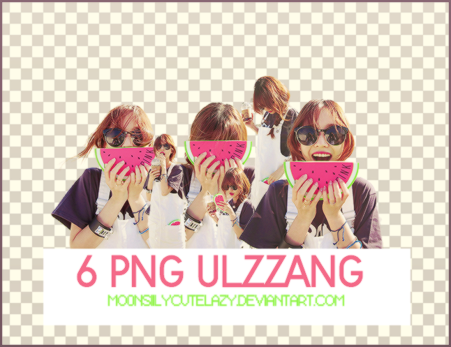 PACK 6 PNGs ULZZANG