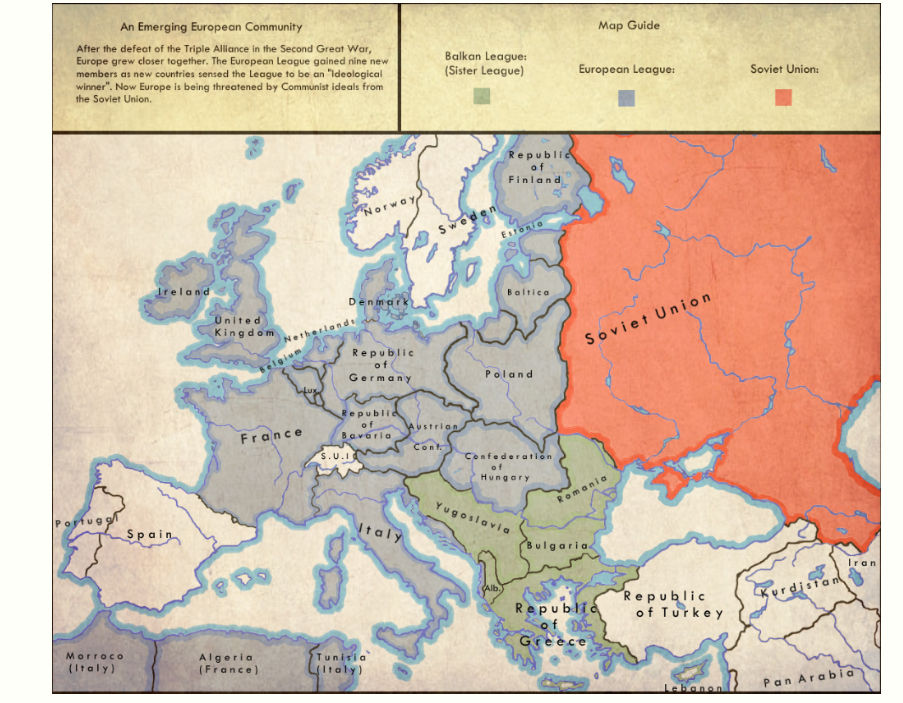 Europe after the Second Great War in 1915 by Mekul565 on DeviantArt