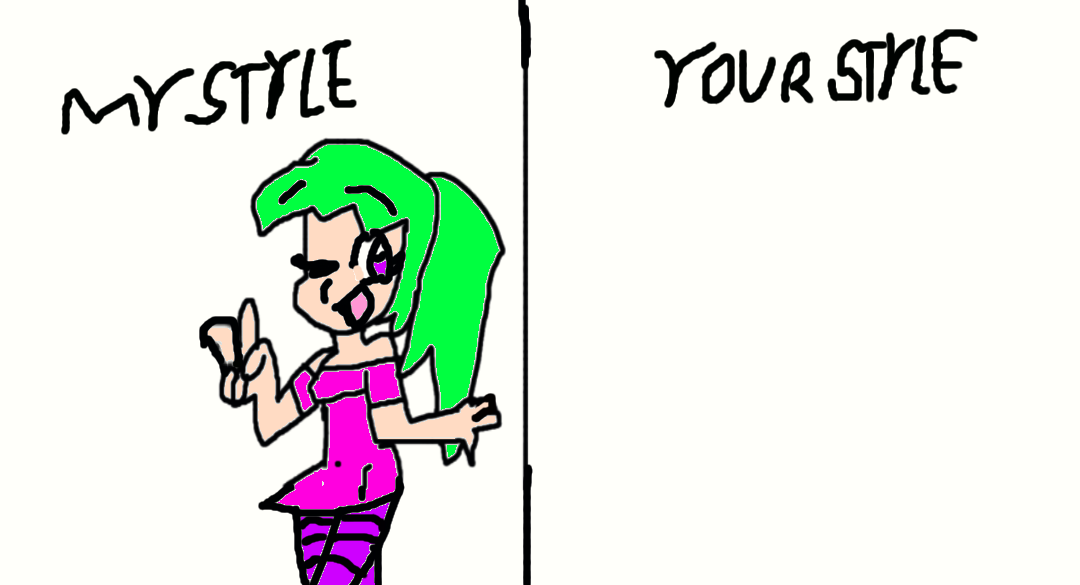 my style vs your style template by Thenewne on DeviantArt