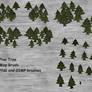 Pine Tree MAP BRUSH byStarcave