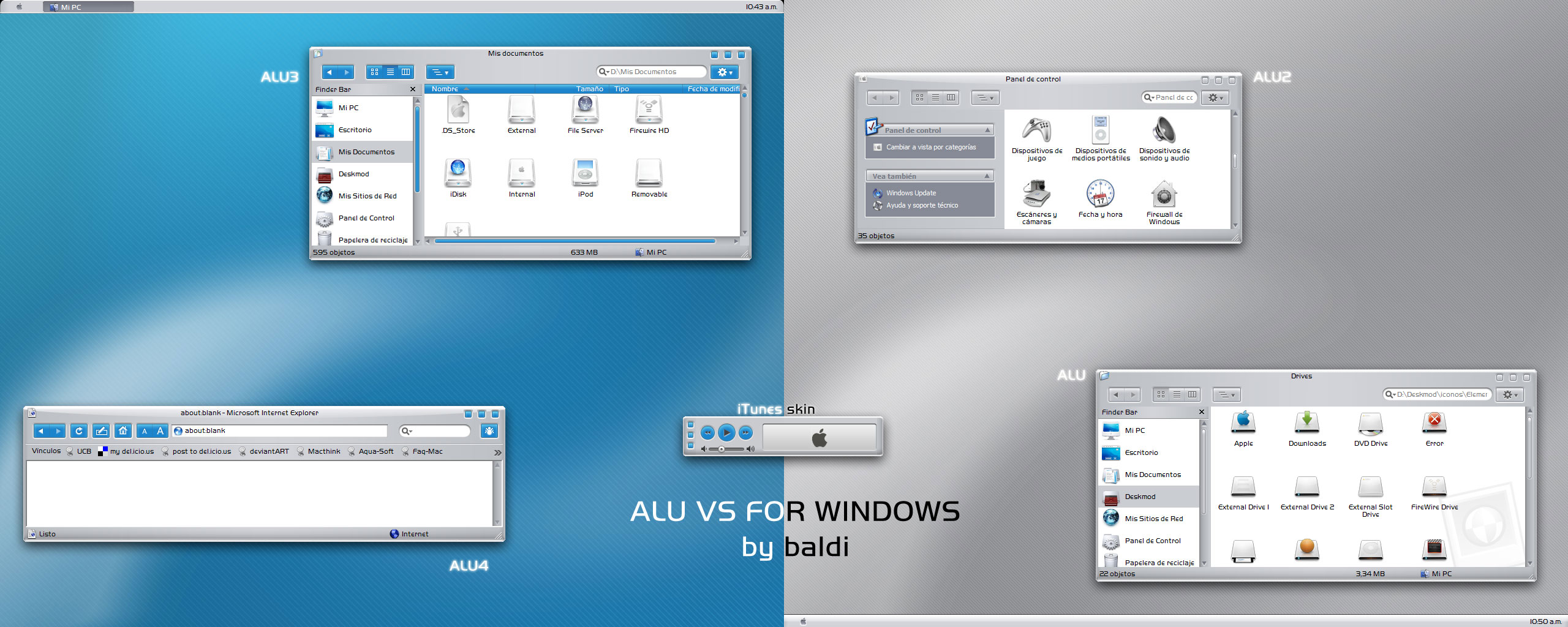 ALU visual style for windows