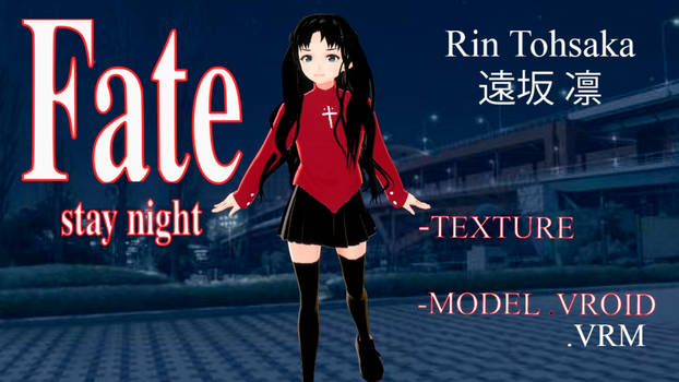 [Vroid] Rin Tohsaka 3d model