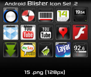 Android Blister Icon Set v2