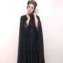 Stock - Dark sorceress mad pose gothic lady 1