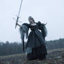 Stock - Angel of death fighting pose strong 3