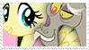Fluttershy and Discord stamp
