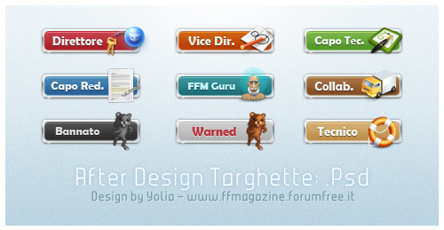After Design Targhette by KeyMoon