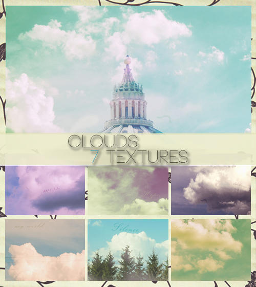 Clouds - 7 Textures by Isabella-Parlay on DeviantArt