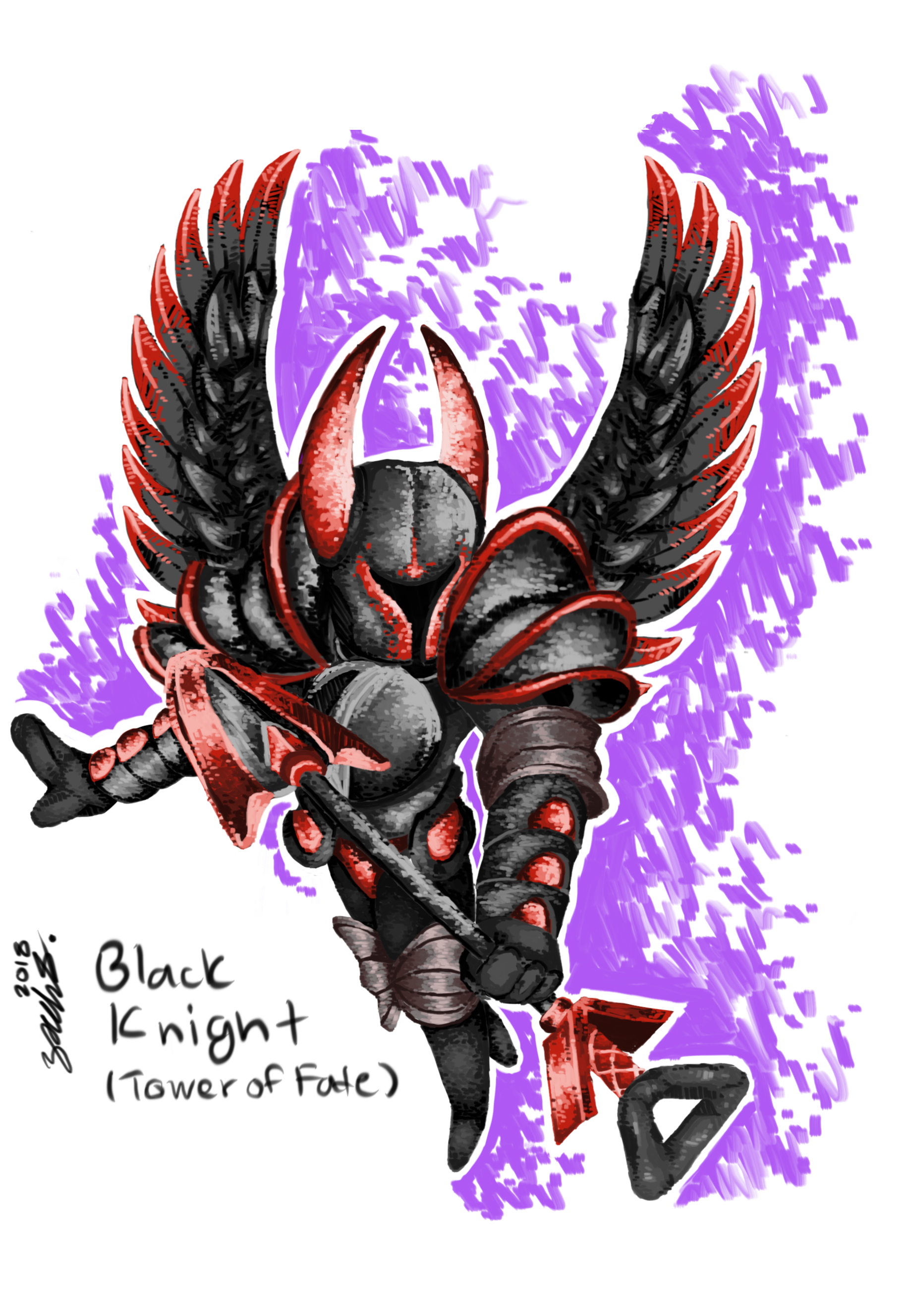 Black Knight (Tower of Fate) by SafierArts on DeviantArt