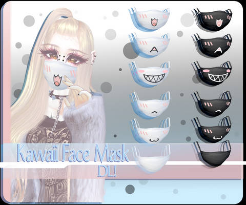 Kawaii Face Mask DL! - MMD Download