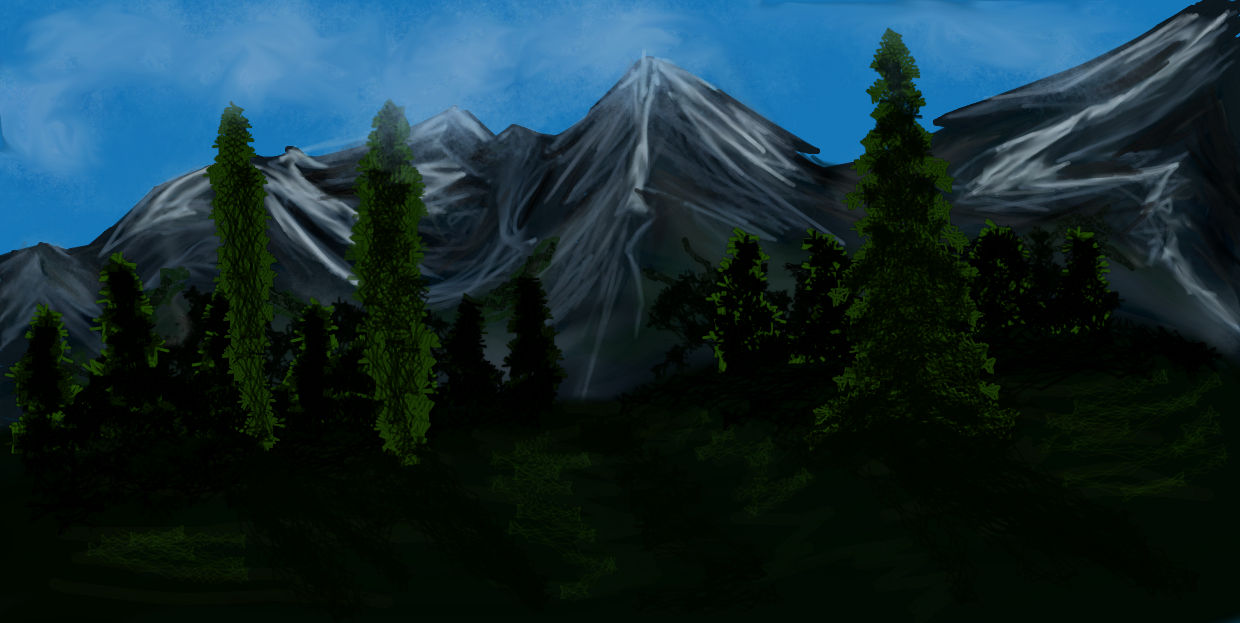 Mountainscape by Dgastin on DeviantArt