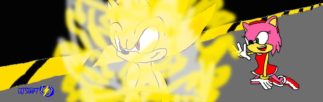 images Super Sonic And Amy Deviantart super sonic saves amy by