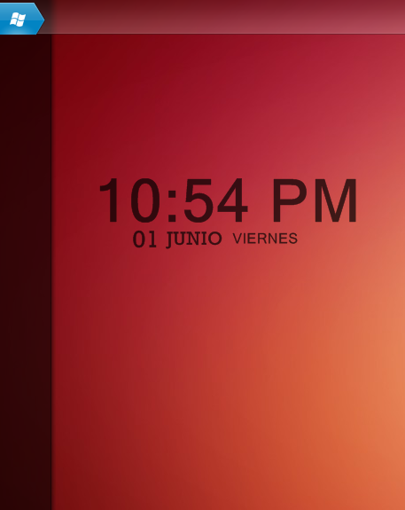 Rainmeter Skin | Bar and Clock