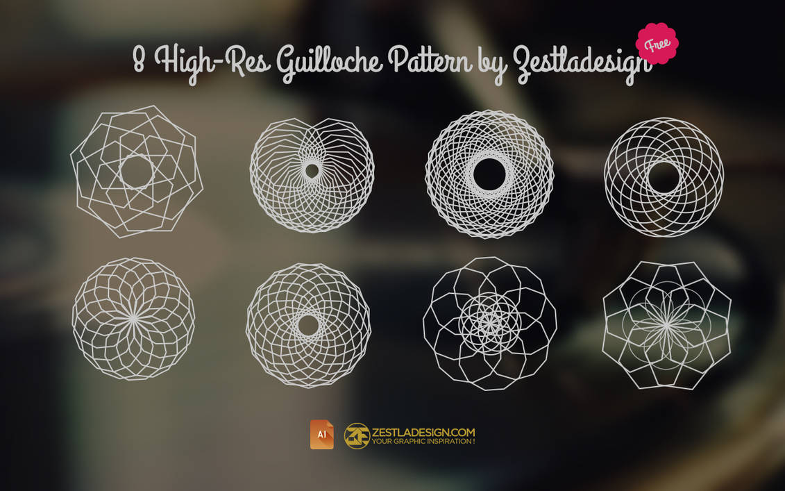 8 High-Res Guilloche Pattern (FREE) by zestladesign on DeviantArt