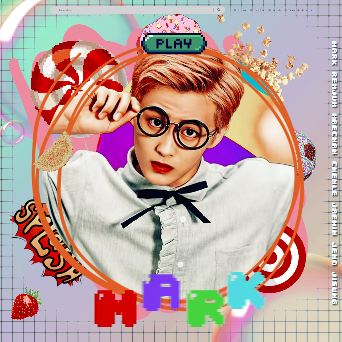 RP IDOL ICON TEMPLATE / Chewing Gum by heavenpyo on DeviantArt