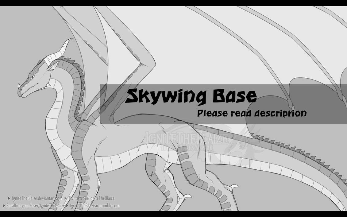 OLD Pay-To-Use Skywing Base [Wings of Fire] by IgniteTheBlaize on