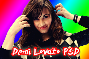 Demi Lovato Cutout PSD