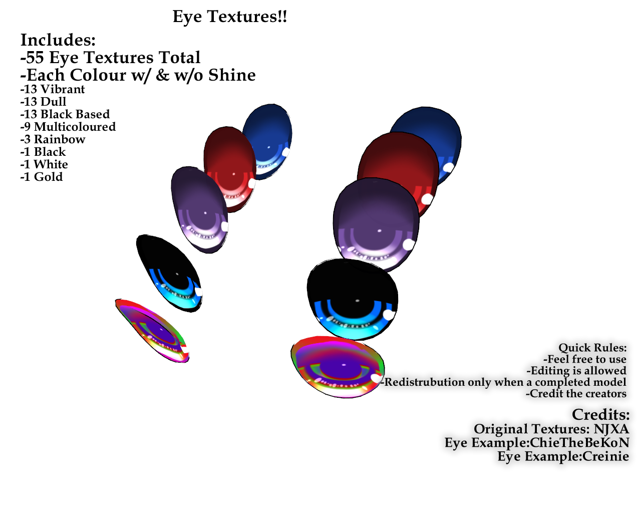 MMD DL - Eye Textures by RYuinkaPro on DeviantArt