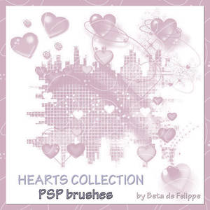 Hearts Collection PSP Brushes