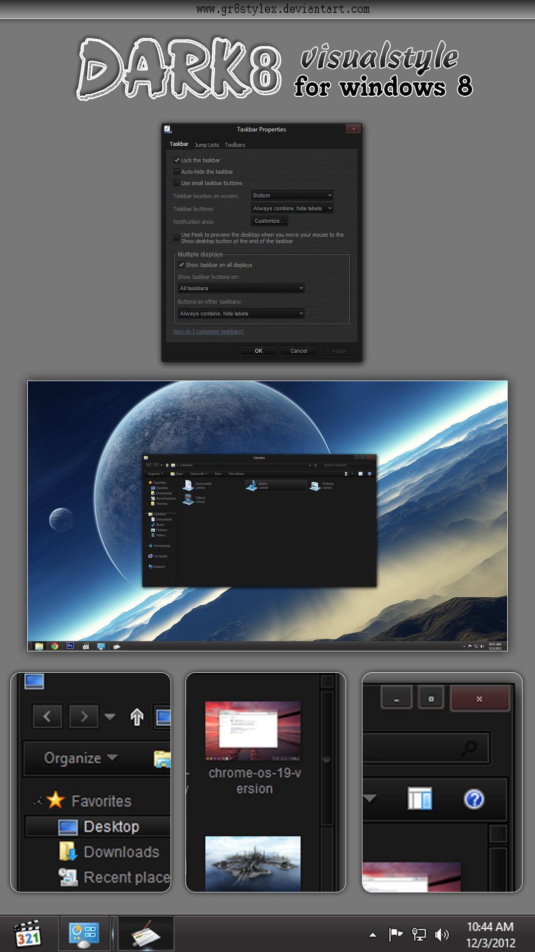 dark8 vs for windows 8