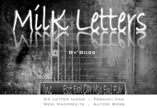 Milk Letters by Boss