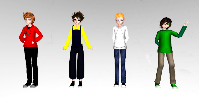 [MMD|EddsWorld] Kids+DL by wolfy-MMD002 on DeviantArt