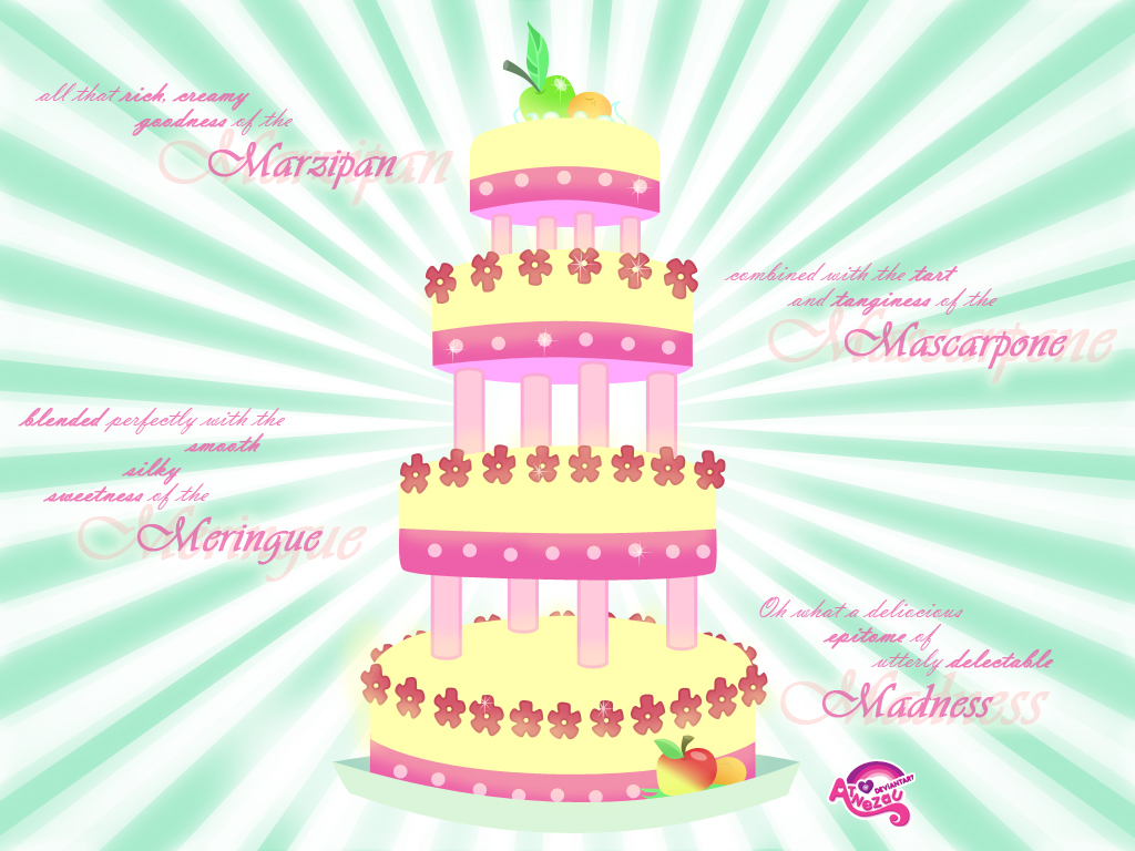 MMMM Cakes Wallpaper