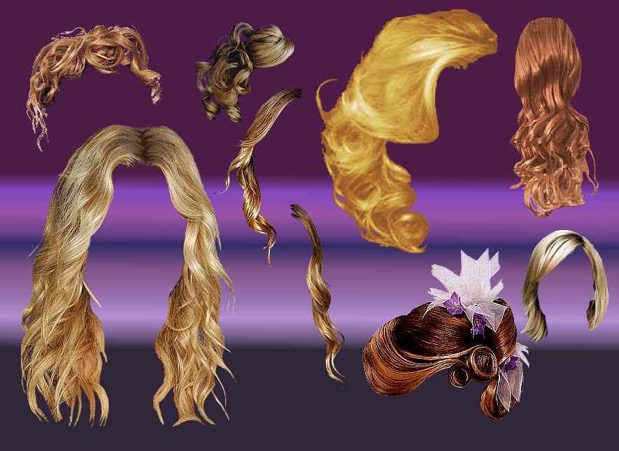 gimp hair brushes