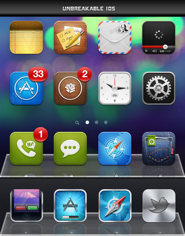 Unbreakable iOS iPhone by turnpaper on DeviantArt