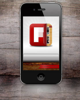 Flipboard icon for iPhone