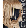 Blonde on Blue -- Vector Remix